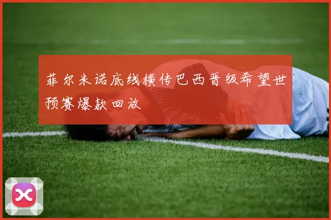 菲尔米诺底线横传巴西晋级希望世预赛爆款回放